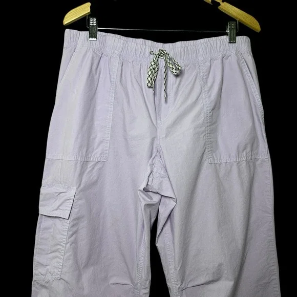 Aerie Baggy Cargo Skater Pant in Violet Flurry Pull-on Women's Size Large Y2K - Picture 6 of 12